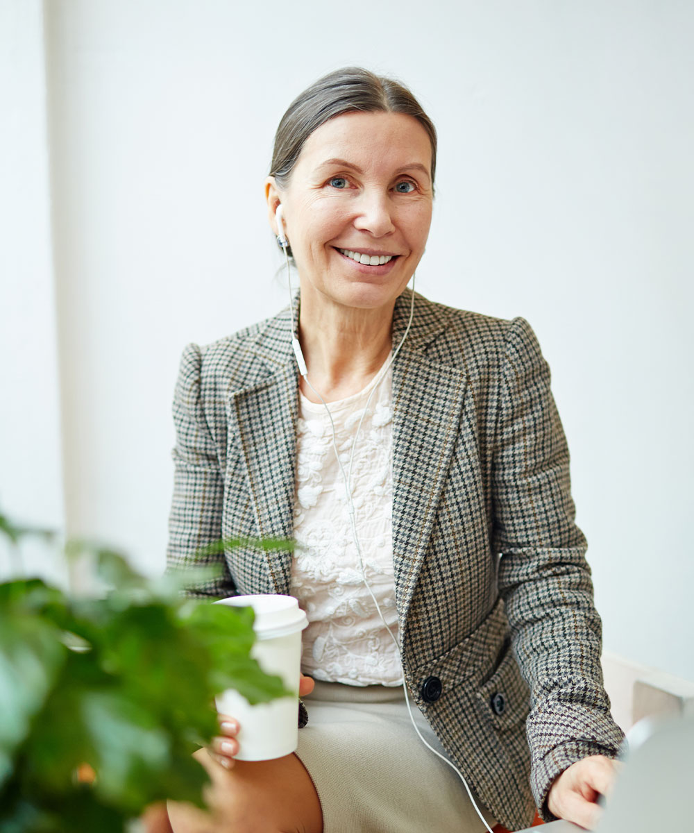 happy businesswoman BVQDFCK